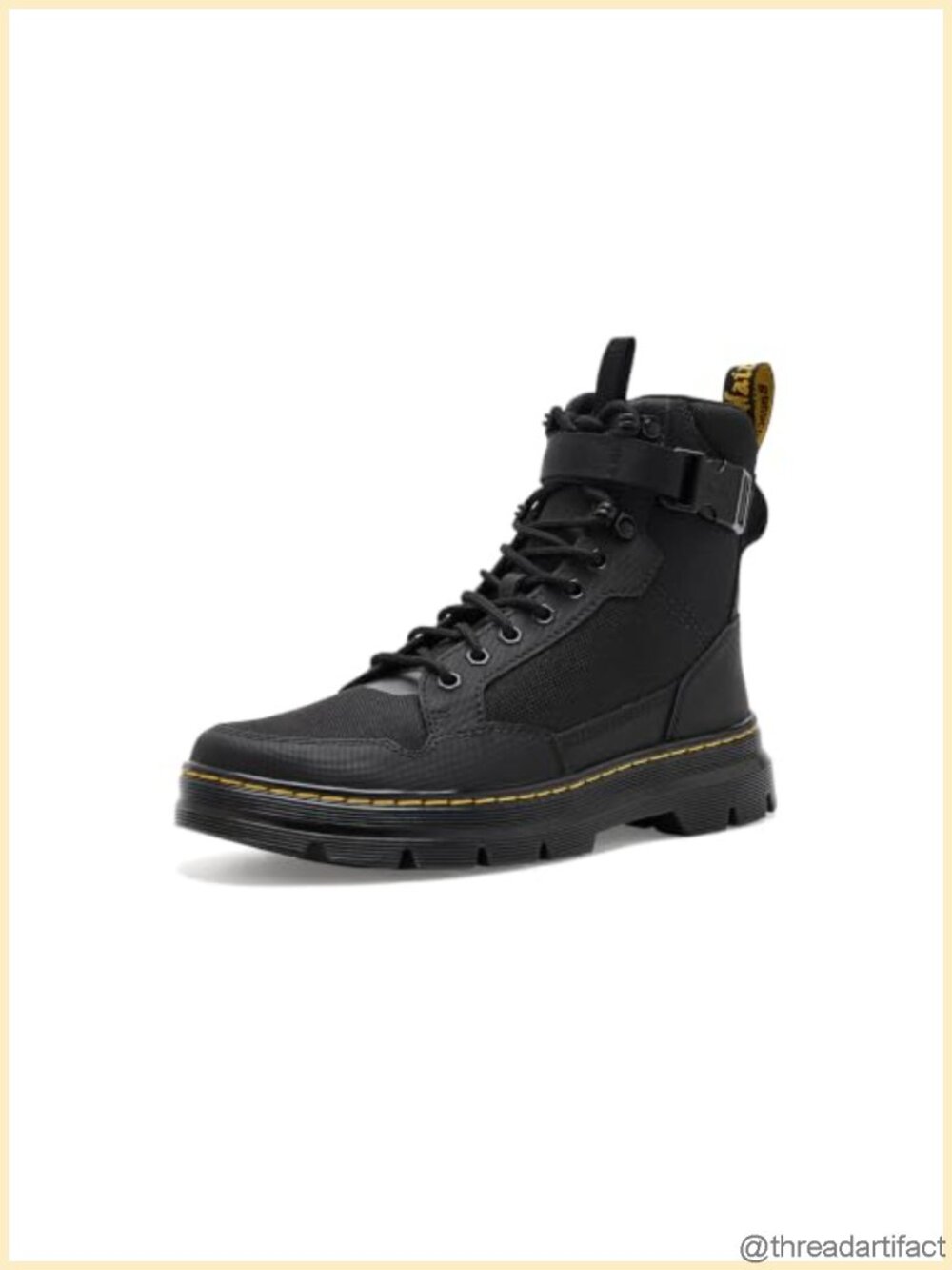 Dr. Martens Combs Tech Mk.02 PU Coated Split Leather Ankle Boot
